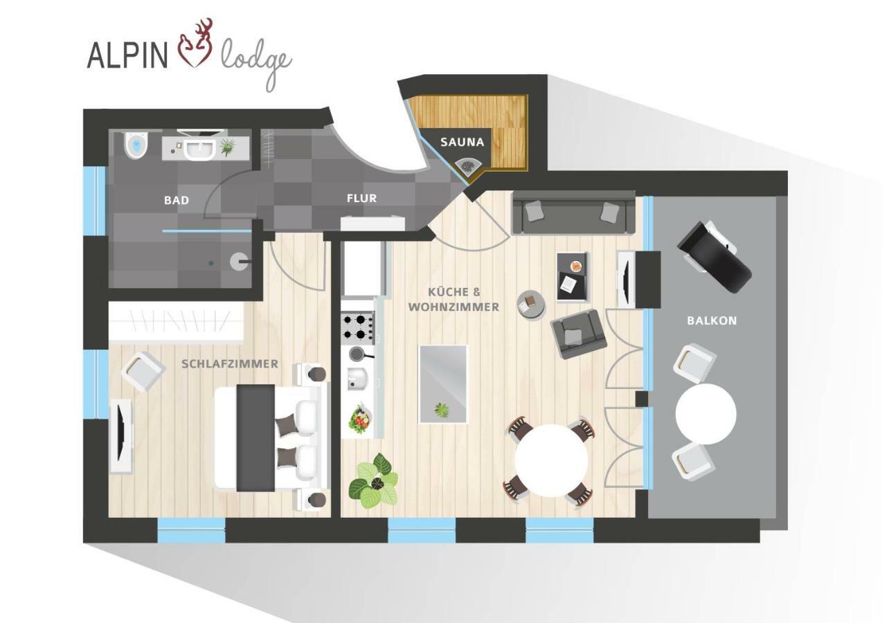 Alpin Lodge Оберстдорф Екстериор снимка